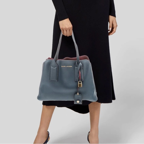 ❤️ Marc Jacobs “The Editor” Leather Bag Tote - Picture 7 of 10